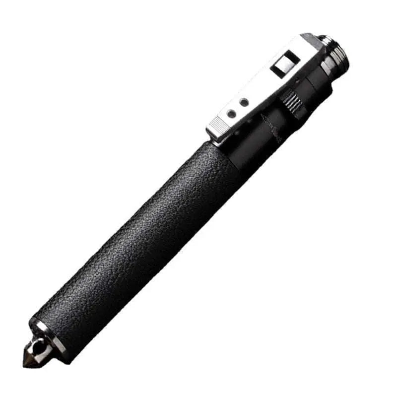 Automatic Spring Silver Self-Defense Baton
