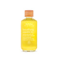 Aveda beautifying composition oil bottle, yellow glass with orange cap, 50 ml