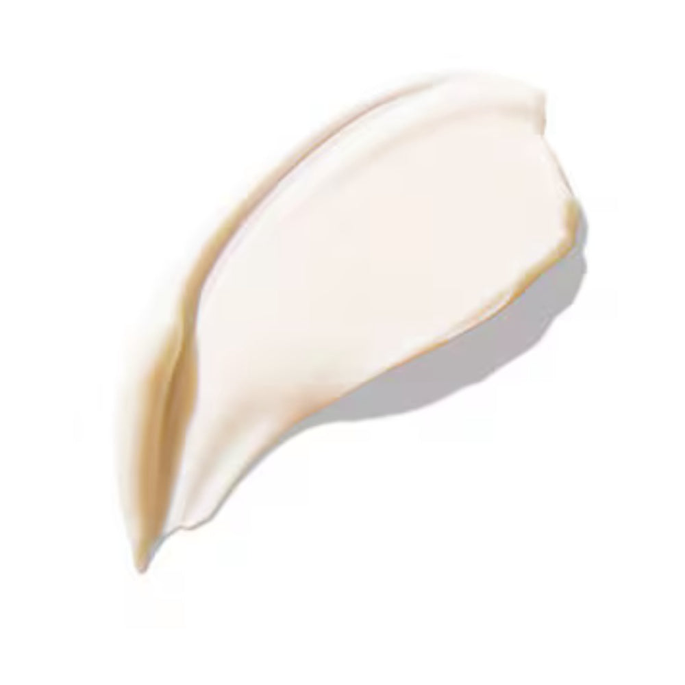 Intense hydrating soft creme swatch, pale cream texture