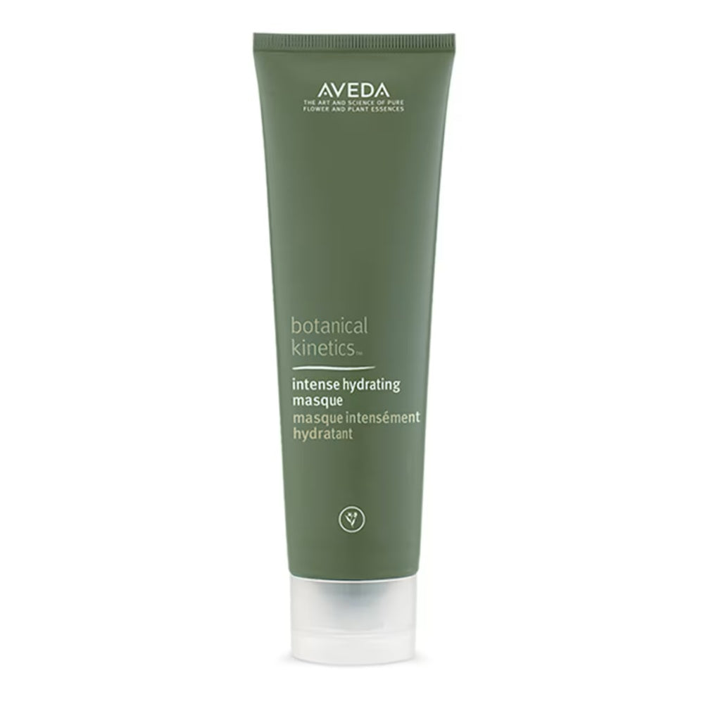 Aveda botanical kinetics hydrating masque tube, dark green with white cap