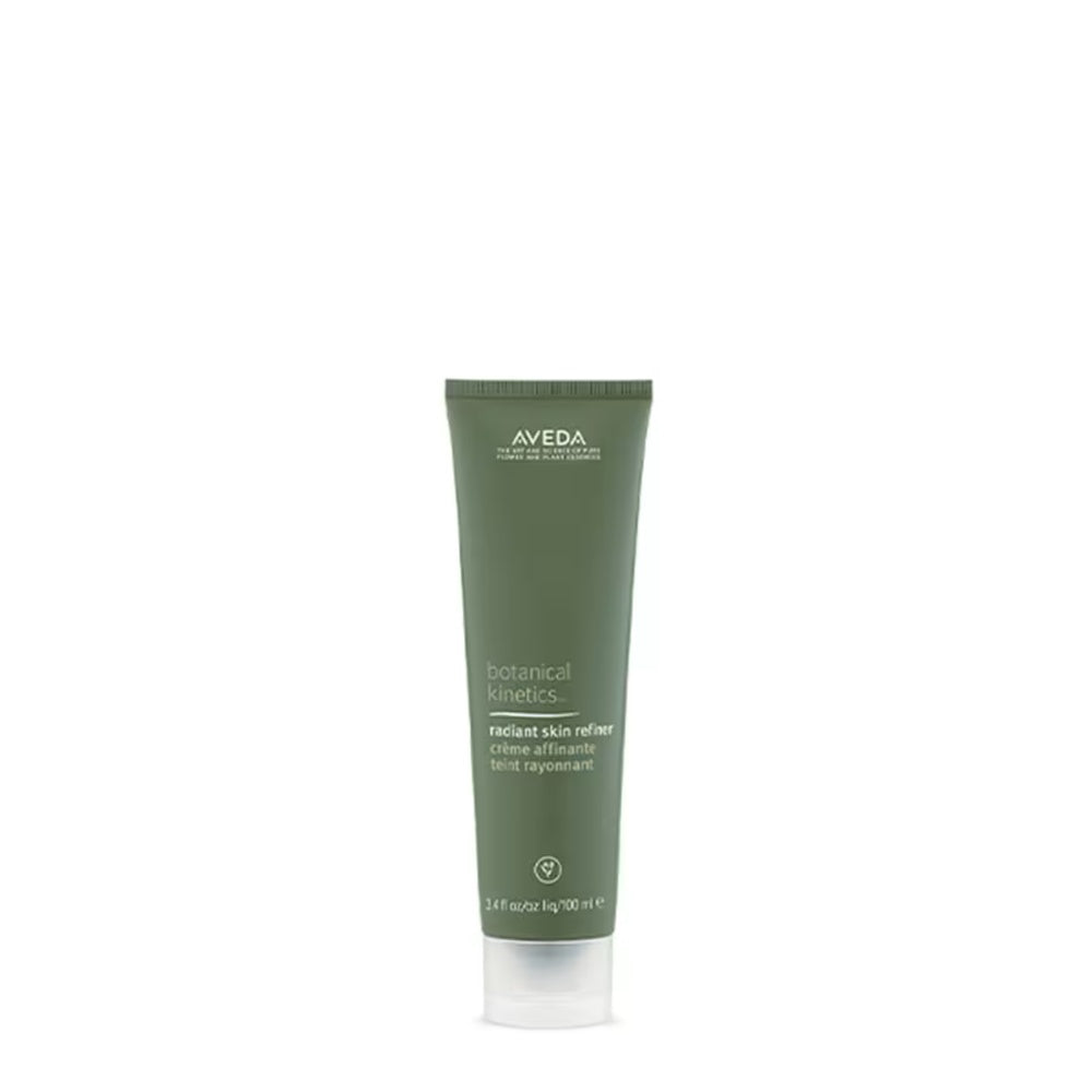 Aveda Botanical Kinetics radiant skin refiner squeeze tube, green cap and label