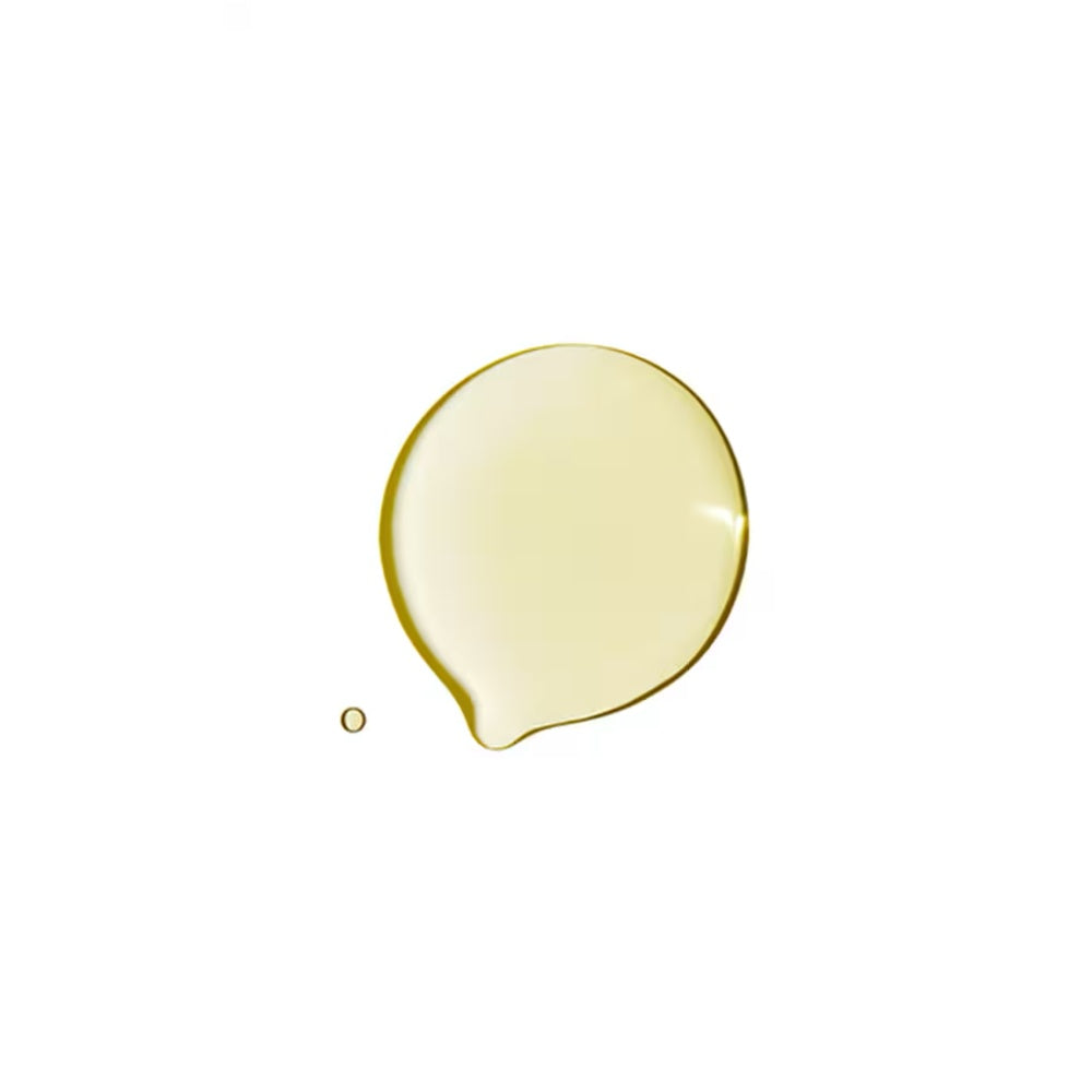 Moisturizing oil drop, pale yellow rounded gel bead