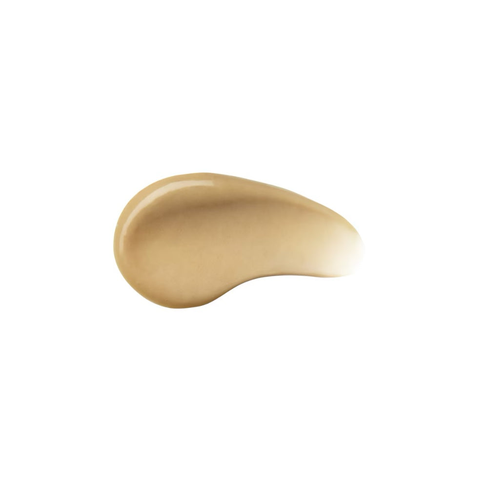 Shampoo gel texture, pale tan cream swipe