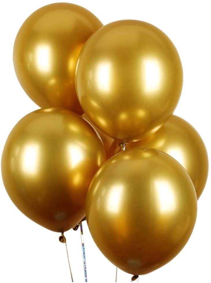 Blue Ice, Gold & White Balloon Garland Kit
