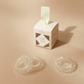 Bachca invisible cable hair elastics, transparent coiled bands