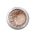 bareMinerals loose mineral eyeshadow in round jar, shimmery taupe-brown