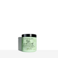 Scalp scrub jar with green whipped gel, green label and black lid