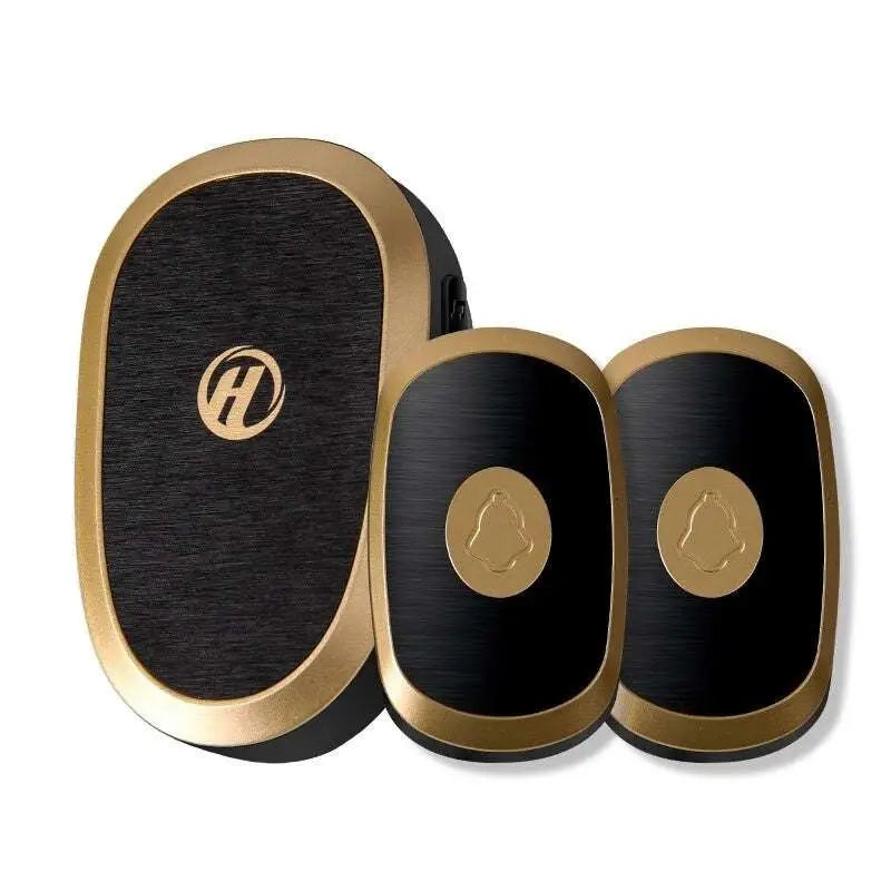 Black Gold Doorbell Wireless Home Electronic