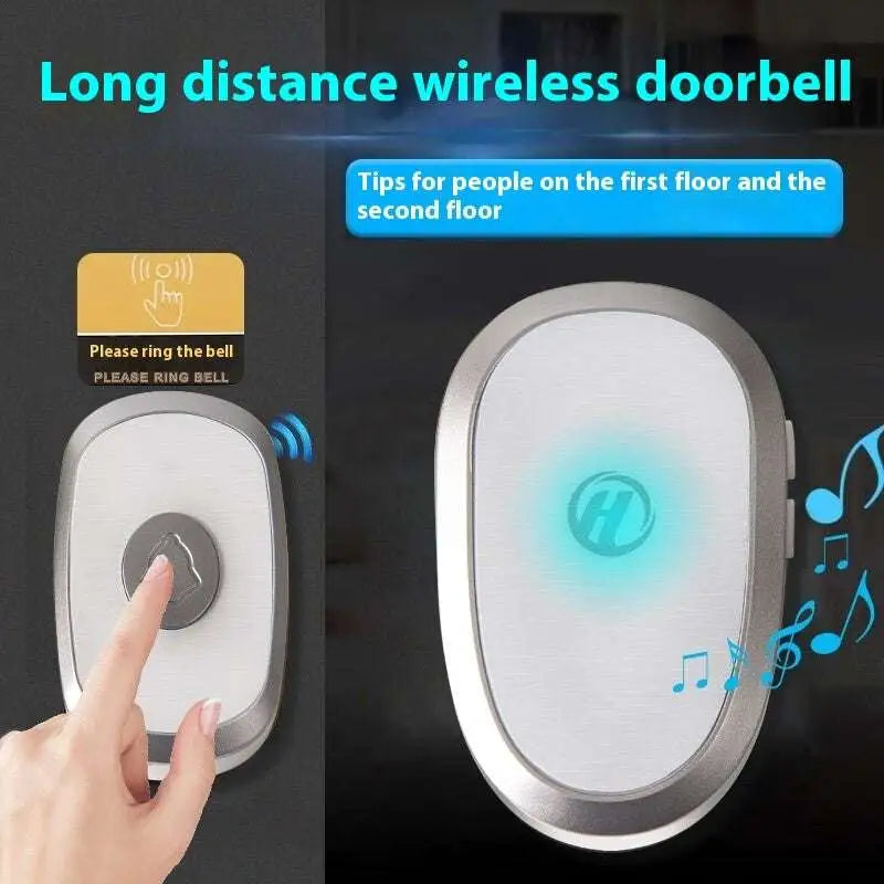 Black Gold Doorbell Wireless Home Electronic