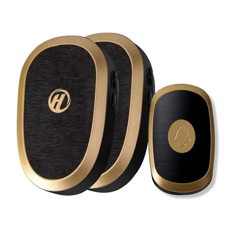 Black Gold Doorbell Wireless Home Electronic