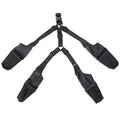 Black Waterproof Adjustable Dog Shoes