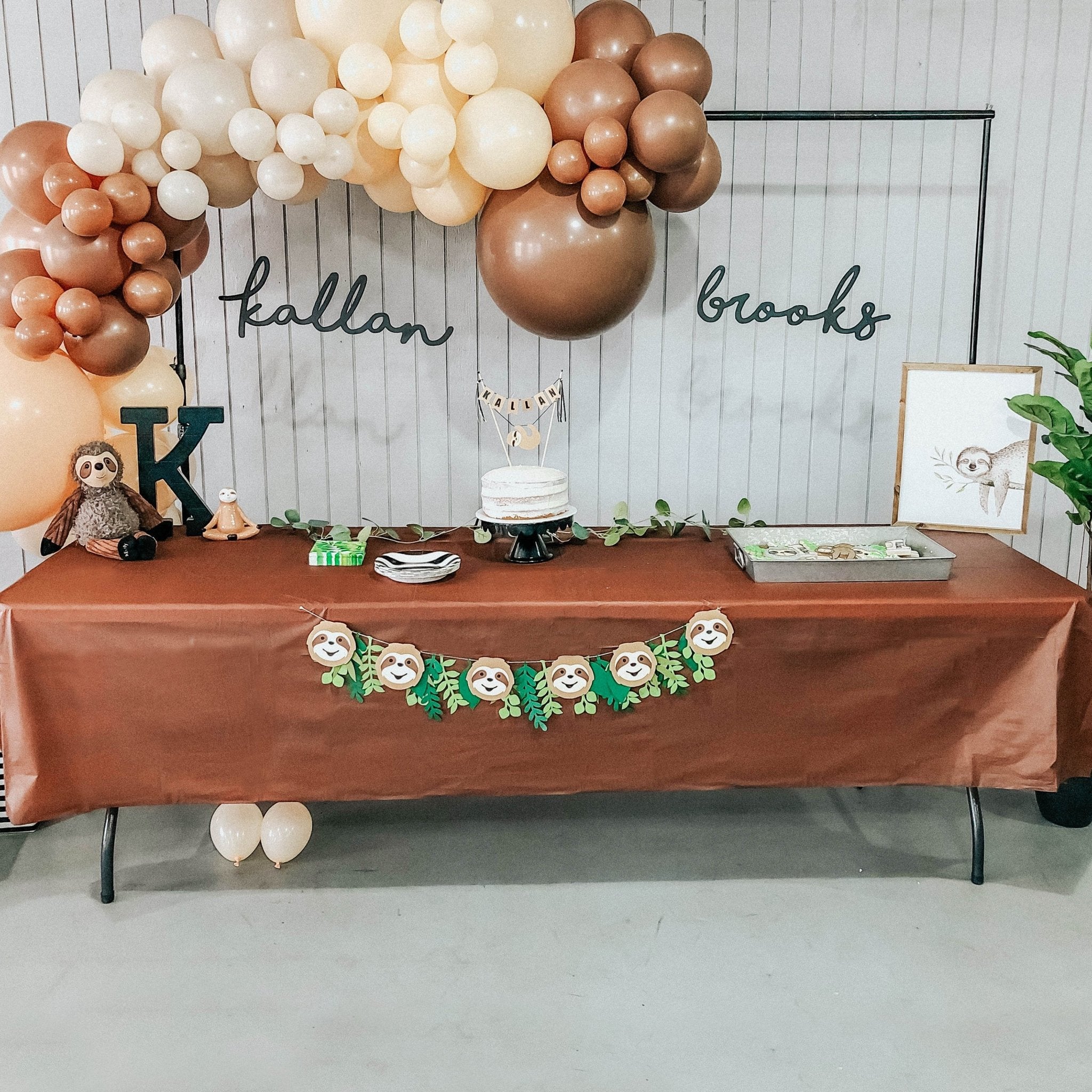 Boho Natural and Neutral Balloon Garland Kit – Blush & Mocha