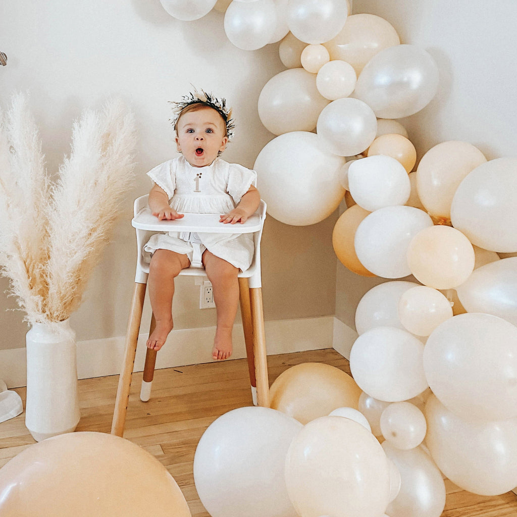 Neutral Boho Balloon Garland Kit | Blush White Sand Pearl DIY Arch