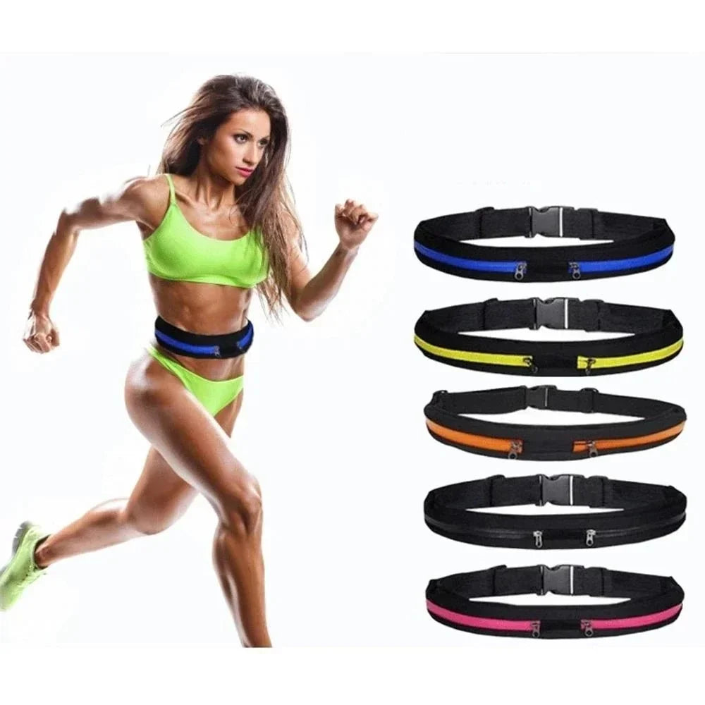 Unisex Running Waist Bag | Adjustable Lightweight Belt Pack for Jogging