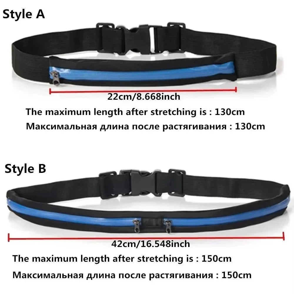 Unisex Running Waist Bag | Adjustable Lightweight Belt Pack for Jogging