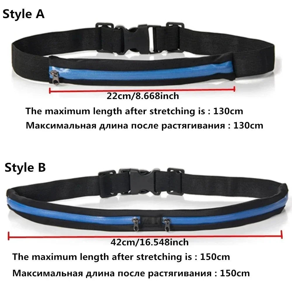 Unisex Running Waist Bag | Adjustable Lightweight Belt Pack for Jogging