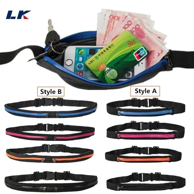 Unisex Running Waist Bag | Adjustable Lightweight Belt Pack for Jogging