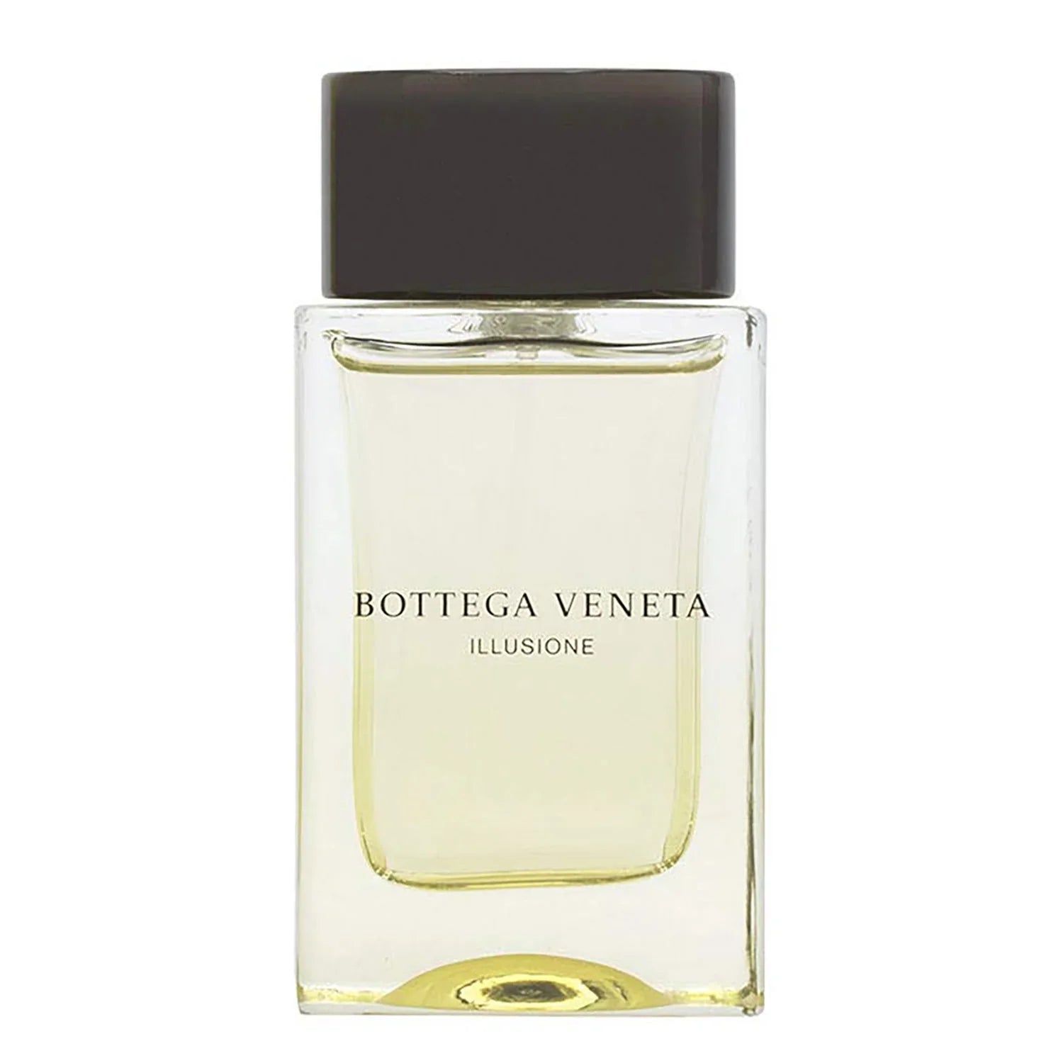 Bottega Veneta Illusione eau de toilette glass bottle with dark rectangular cap