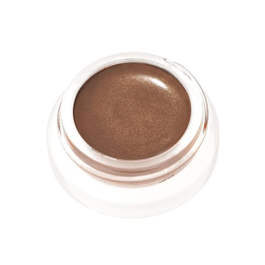 RMS buriti bronzer in a clear jar, bronze powder