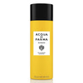 Acqua di Parma Barbiere shaving gel bottle, yellow bottle with black cap.