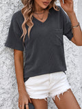 Relaxed V-Neck Pocket Tee