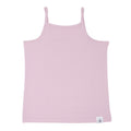 Candy pink girls camisole with spaghetti straps and scoop neckline
