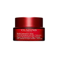 Clarins Super Restorative Day SPF 15 cream jar, red lid and body