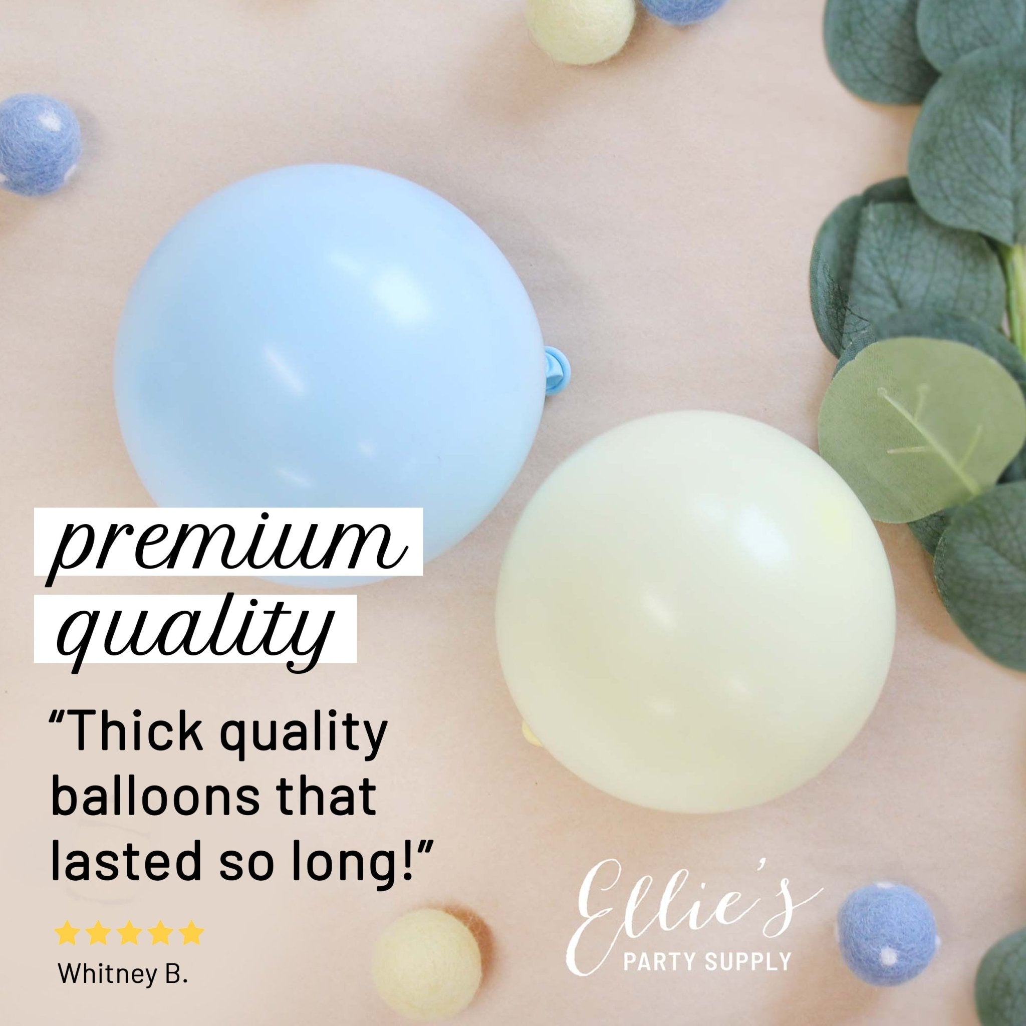 Pastel Blue & Yellow Balloon Garland Kit | First Bee Day & Baby Shower DIY Arch