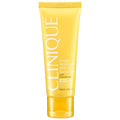 Clinique broad spectrum SPF 50 sunscreen face cream, yellow squeeze tube