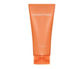 Clinique Happy body wash tube, orange squeeze bottle with label and flip cap