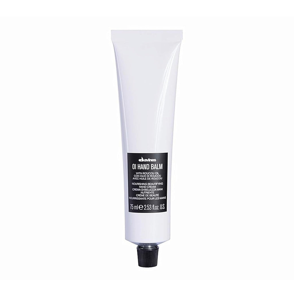 Davines OI Hand Balm 75 mL squeeze tube with black cap and product label