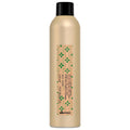 Davines medium hairspray bottle with black cap and beige label