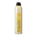 Davines hair spray bottle with black cap, beige bottle and gold label, 300 mL