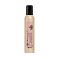 Hair volume boosting mousse bottle with black pump, beige