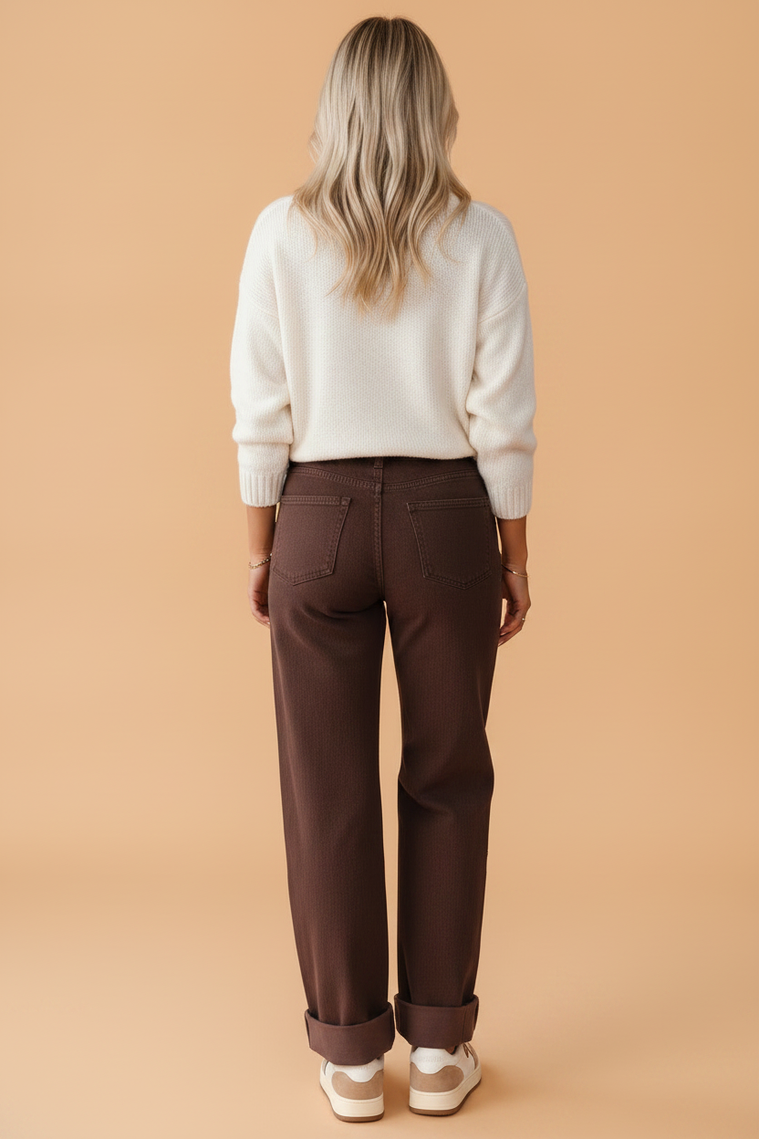 Solid Studded Side Seam Ankle Length Jeans