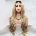 24" Wavy Lace Front Wig