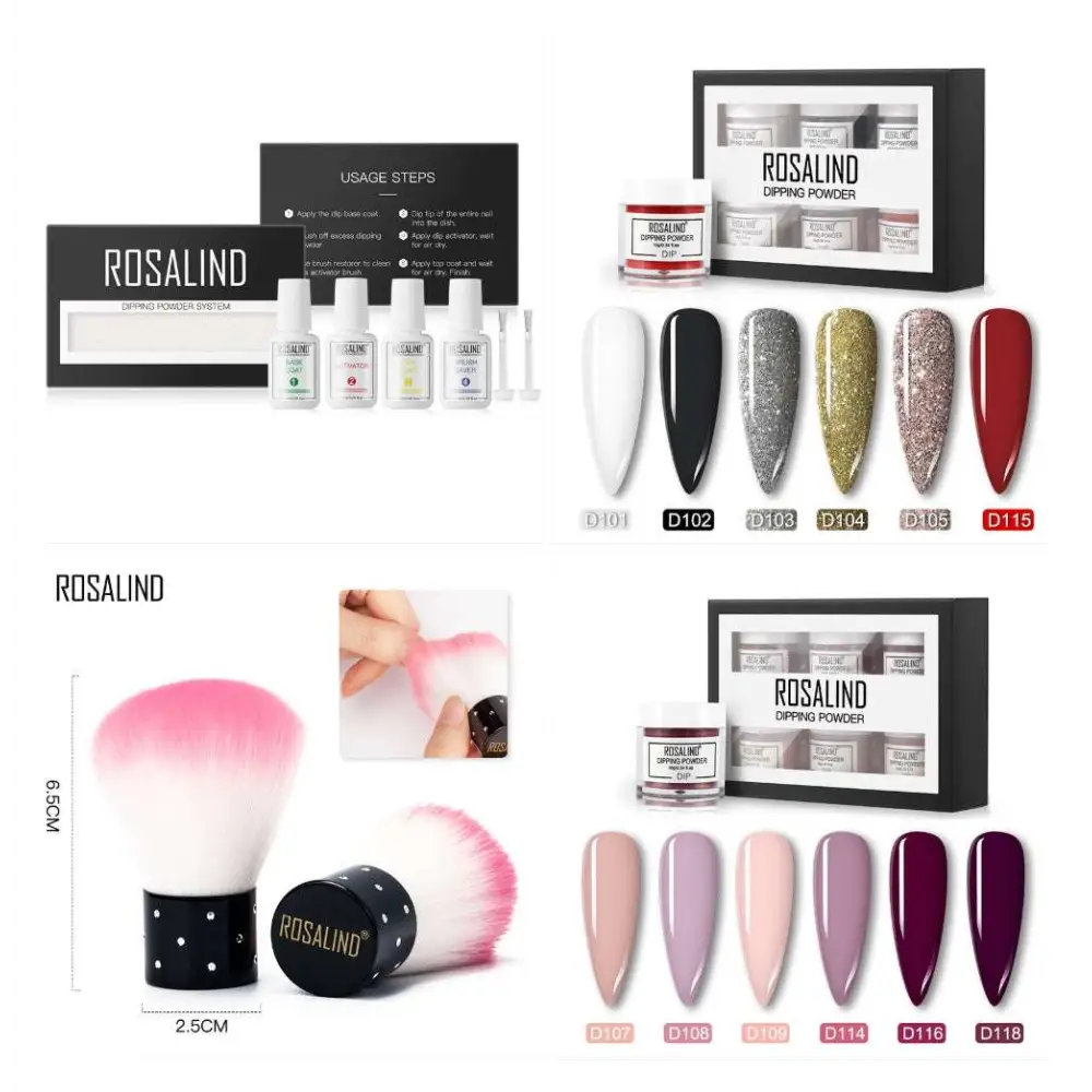 Dipping Powder Nail Beauty Set with Brush