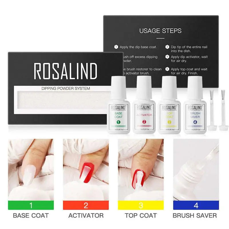 Dipping Powder Nail Beauty Set with Brush