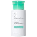 Dr. Dennis Gross breakout solution bottle with teal cap; salicylic acid liquid acne treatment