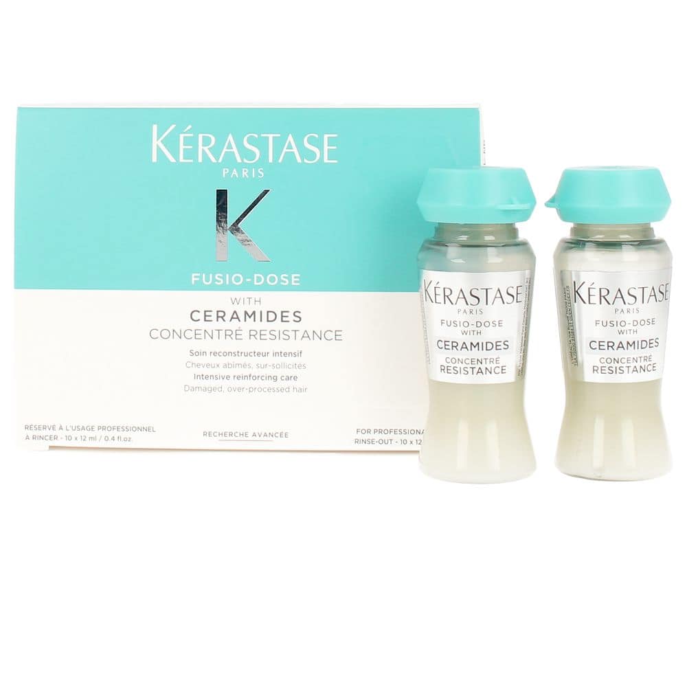 Kerastase Fusio-Dose ceramides concentrate resistance hair treatment box and vials