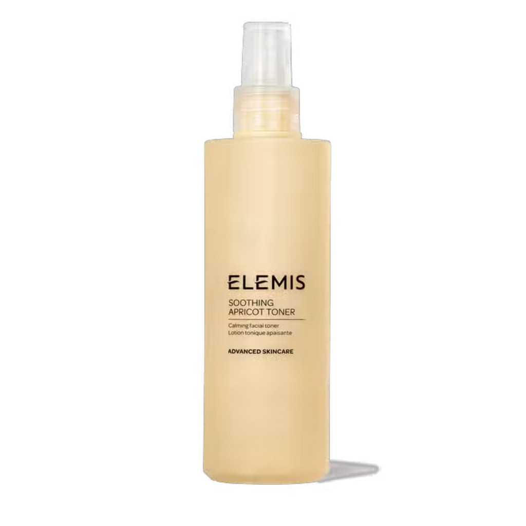 Elemis Apricot Toner 200ml bottle, front label and silver cap