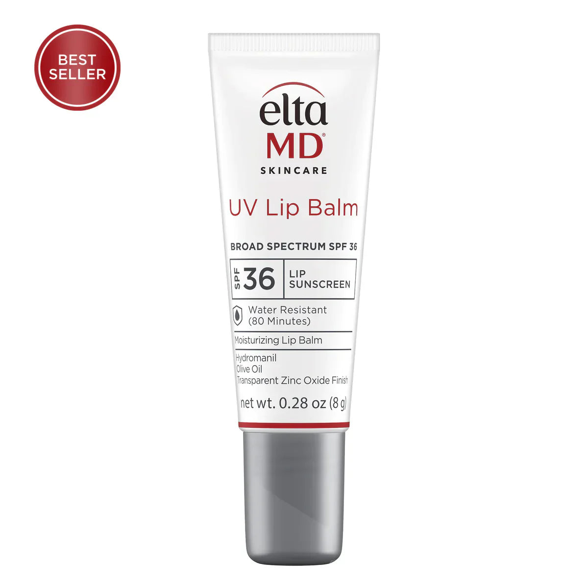 EltaMD UV Lip Balm SPF 36 moisturizing lip sunscreen tube