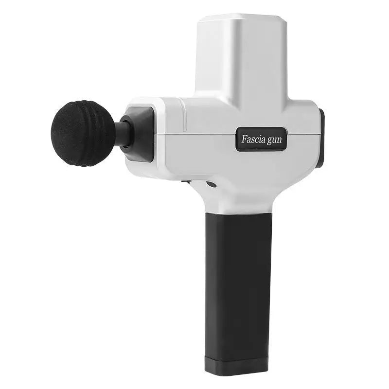 Ergonomic White and Black Massage Stick Hammer
