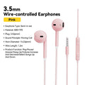 ESSAGER 3.5mm Wired In-Ear Headphones | Built-in Mic and Volume Control