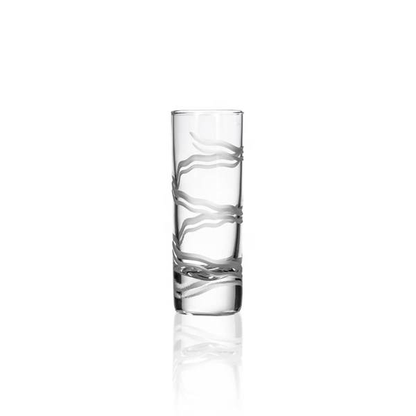 Etched Cordial Shot Glass
