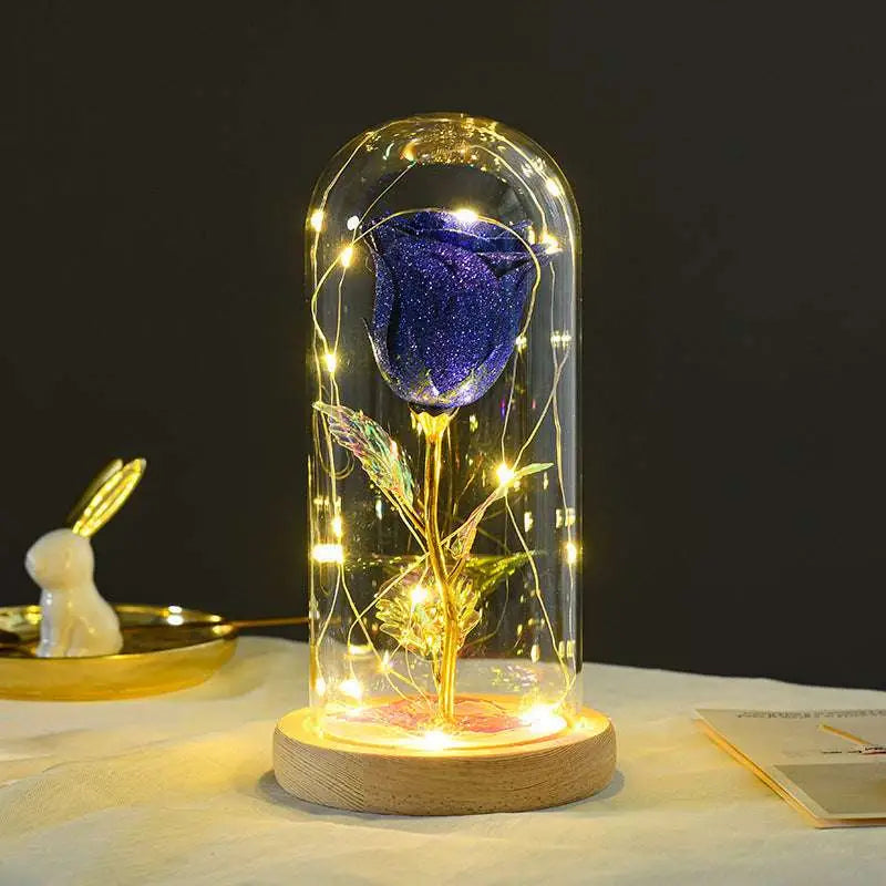 Eternal Rose LED Light in Glass Cover 5 Pack