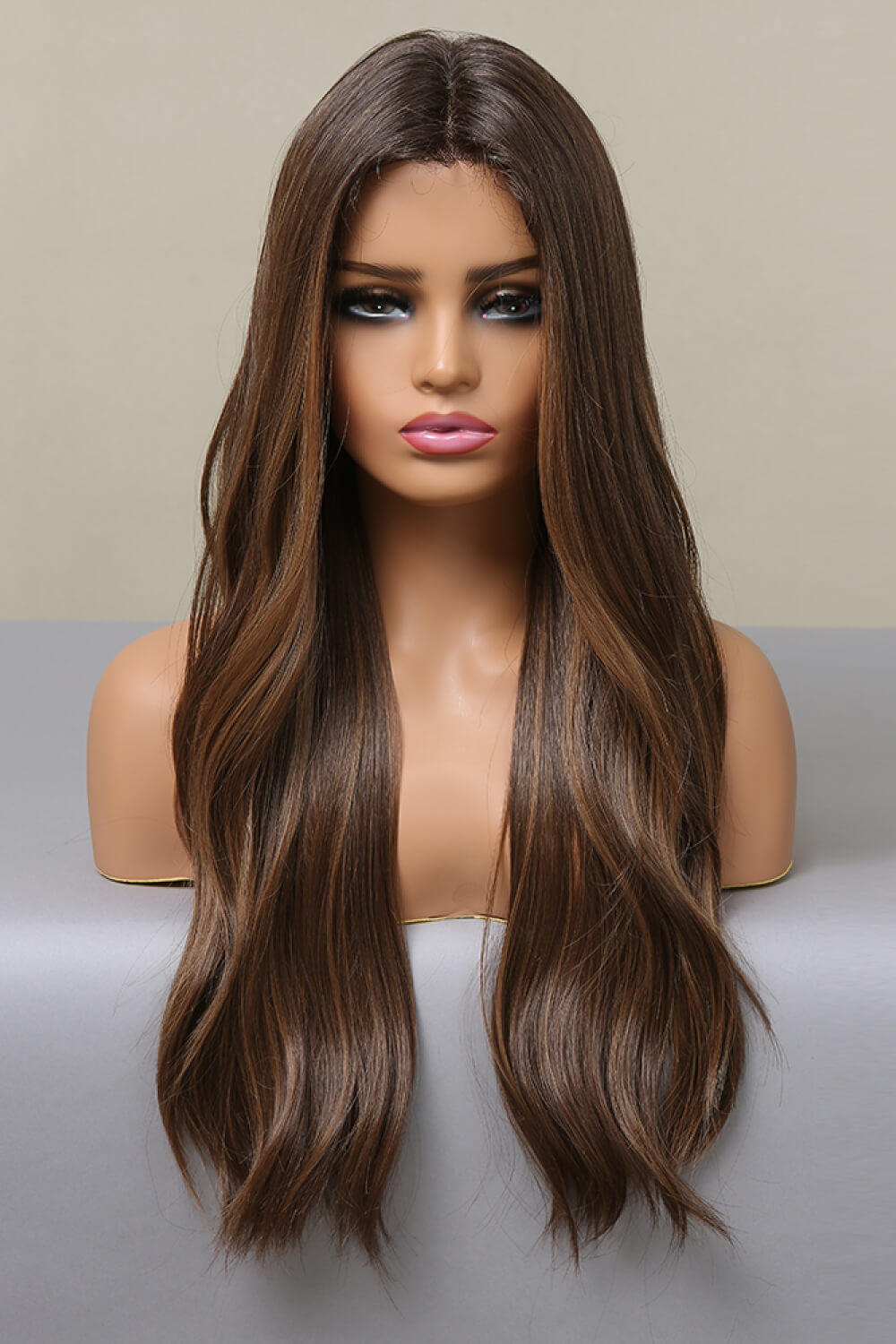 26" Long Wavy Heat Resistant Lace Front Wig