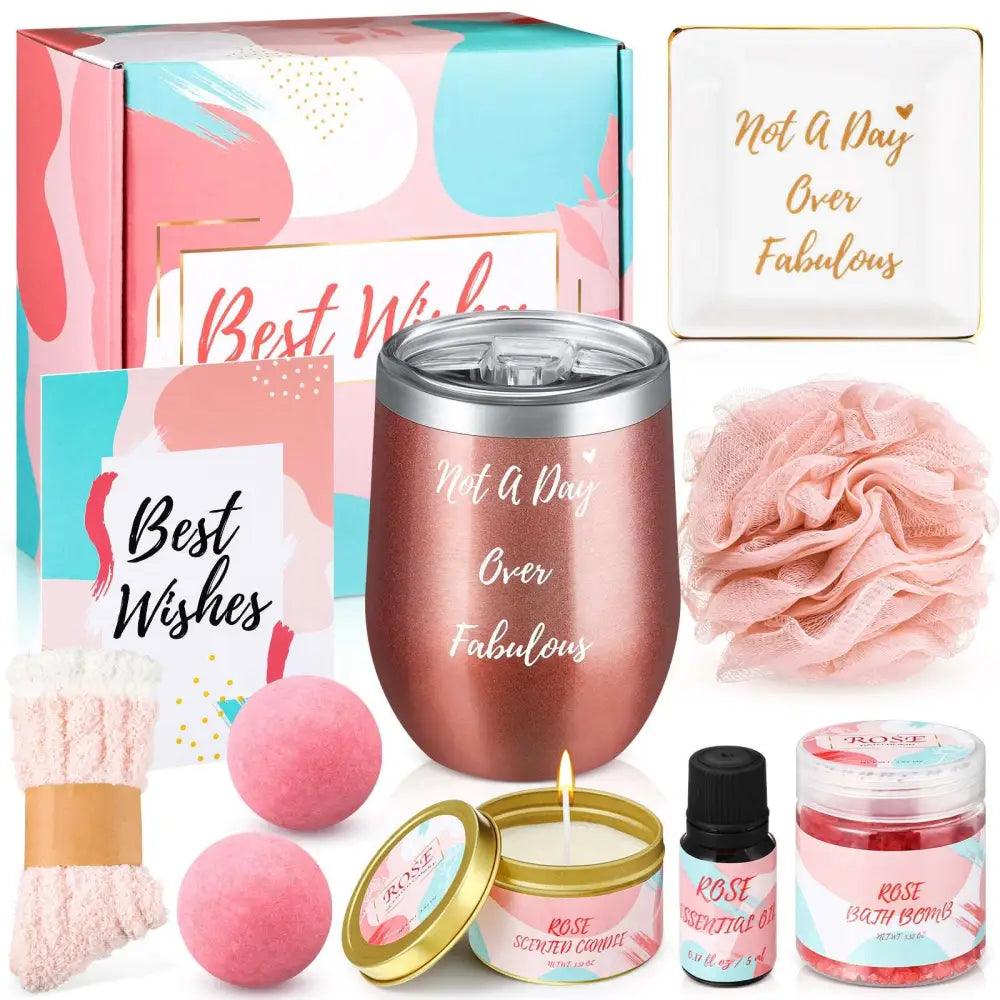 Fabulous Tumbler and Bath Salt Gift Set