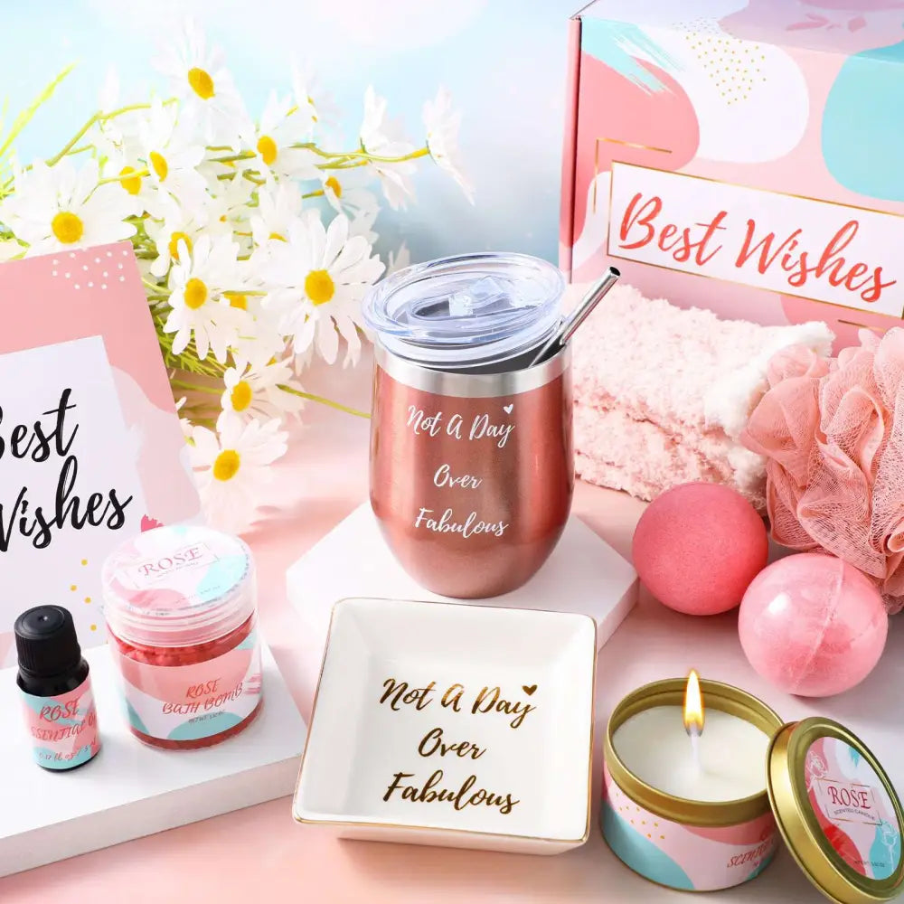 Fabulous Tumbler and Bath Salt Gift Set
