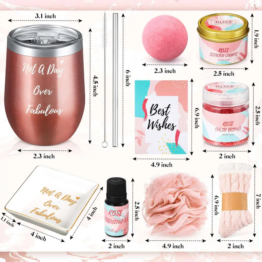 Fabulous Tumbler and Bath Salt Gift Set